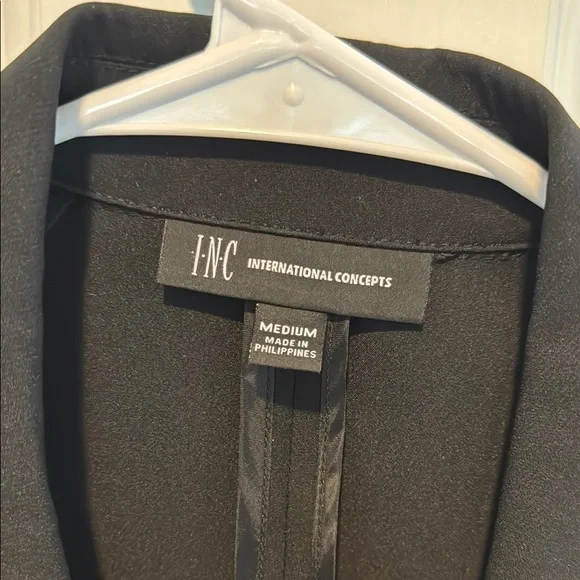 INC International Concepts Black Blazer - Picture 3 of 3